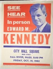 TED KENNEDY Fall River, US Senate 1962 Campaign Flyer picture