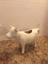 Creamer White Cow Vintage Ceramic Creamer picture