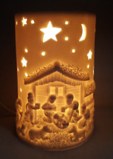 Christmas Bisque Nativity Scene  3D Lithophane Night Light Table Lamp Decor picture