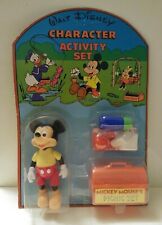 Vintage 1977 Disney CHARACTER ACTIVITY SET, Mickey Mouse's Picnic Set, Unpunched picture