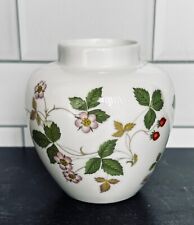 WEDGEWOOD Bone China WILD STRAWBERRY Ginger Jar/Vase - No Lid picture