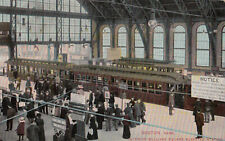 Interior Sullivan Square Elevated Station Boston MA - Old Postcard Posted 1910  picture