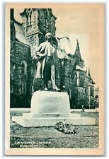 c1930's Sir Wilfred Laurier Monument Montreal Quebec Canada Posted Postcard picture