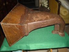 Antique vintage victrola interior speaker wood and iron used picture