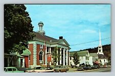 Stowe VT-Vermont, Main Street View Vintage Souvenir Postcard picture