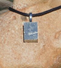 Pyrite aka Fools Gold Cube Free Form Crystal Pendant Necklace Small picture