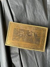 19th Century Embossed Wood Box, 4.25x6.5, Gorgeous picture
