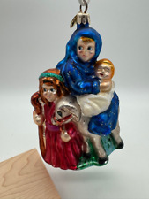 Christopher Radko Christmas Pageant Holy Family 2000 Christmas Ornament 00-017-0 picture