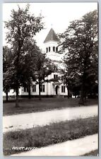 Shell Lake Wisconsin~Washburn County Court House~Real Photo Postcard~1940s RPPC picture