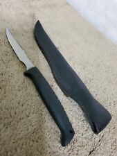 G. SAKAI ATS34 Fillet Fishing Knife w/ G Sakai Black Leather Sheath picture