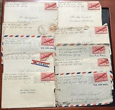 (10) World War 2 Era 1944 old vintage letters home, Girlfriend, Wife, ❤️ Love picture