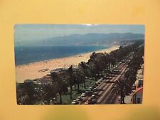 Santa Monica California vintage postcard aerial view of Palisade Park 1964 picture
