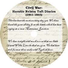 Civil War: Horatio Nelson Taft Diaries (1861-1865) picture