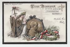 [69420] 1898 GRIEVING POSTCARD for FÜRST OTTO von BISMARCK  picture
