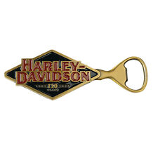 Harley-Davidson 120th Anniversary Logo Zinc Cast Bottle Opener Limited NEW picture