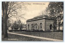 1940 Exterior View Jackson Library Stockbridge Massachusetts MA Vintage Postcard picture