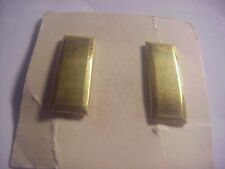 WW 2    PAIR OF 2ND LT.  COLLAR INSIGNIA   pin back picture