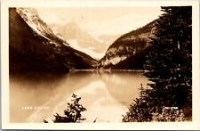 Lake Louise Canada Banff RPPC Vintage Black White Postcard picture