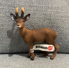 RARE Deer Stag Red Deer Roebuck Calf Schleich 14379 - Wildlife 2007 figure tag picture