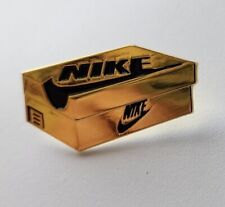 Nike Shoebox Enamel Pin Gold/Black picture