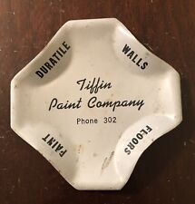 Vintage Tiffin Paint Company Metal Advertising Tray - Tiffin, Ohio (OH) picture