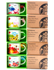 Starbucks Japan Mini Mug Complete set of 5 / You Are Here Collection 59ml (2oz) picture