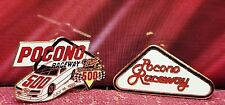 Pocono Raceway Long Pond Pennsylvania NASCAR Race Racing Enamel Lapel Hat Pins picture