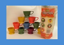Qty 10 Vintage Solo Crazy Cups With Bag Of 40+ 7 Oz Refill Cups picture