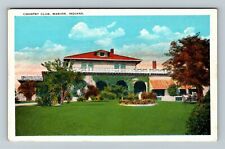 Marion IN Indiana, Country Club, Vintage Postcard picture