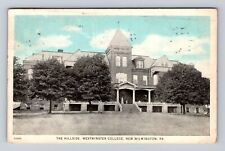 New Wilmington PA-Pennsylvania, Westminster College, Vintage c1926 Postcard picture