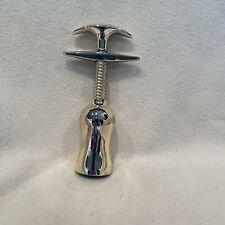 Vintage Spanish Solid Brass Corkscrew Functional   New With Box picture
