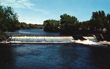 Postcard MN Minneapolis Dam on Rum River Posted 1959 Chrome Vintage PC G8428 picture