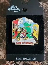 DLR - Back to School 2002 - Goofy & Max Slider Disney Pin 15038 picture