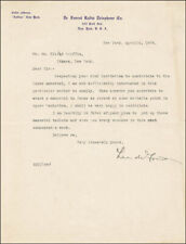 LEE DE FOREST - TYPED LETTER SIGNED 04/14/1909 picture
