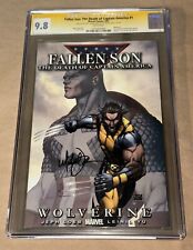 Fallen Son Death of Captain America 1B Turner Variant CGC 9.8 SS Turner 2007 picture