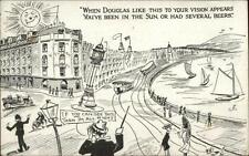 Douglas IOM Drunk Fantasy c1915 Postcard picture