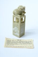 Year Of The Ox Stone Carved Statue Soapstone Figurine 4
