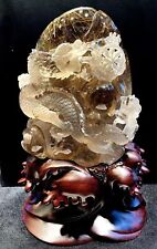 20.68LB Natural rutile Crystal dragon specimen reiki dragon Mineral decor gift picture