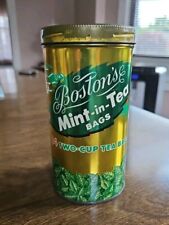 Vintage Boston's Mint-in-Tea Bags Tin - No UPC picture