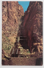 Old Postcard Royal Gorge Incline Rail Steepest Railway Hanging Bridge picture