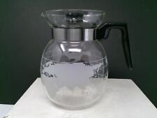 Vintage Nestle Nescafe 6 Cup Globe Glass Coffee Pot - NWT picture