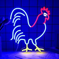 Rooster LED Neon Sign, Colorful Neon Light Wall Decor for Birthday, Party, Gifts picture