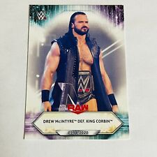 2021 Topps WWE Base Card #75 Drew McIntyre def. King Corbin – Raw picture