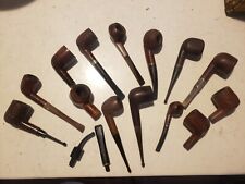 14 Lot vintage tobacco smoking pipes Willard Grabow Radice HHG Connoisseur AS IS picture