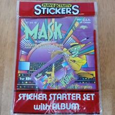 Vintage 1995 The Mask Animated Series Diamond Sticker Album. Unopened  picture