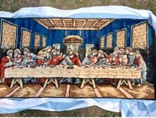 Vintage Italian Last Supper Tapestry or Table Runner picture