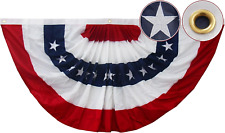 Embroidered American Bunting Flags Outdoor 2X4 Ft Made in USA, Heavy Duty Flag B picture