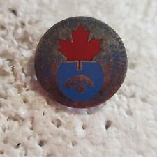 VTG Winnipeg Canada Swimming Federation 1981 Championship Hat Lapel Pin Back picture