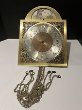 VINTAGE/ANTIQUE EMPEROR GRANDFATHER CLOCK MOVEMENT FOR PARTS/PROJECTS. picture