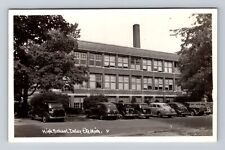 Imlay City MI-Michigan RPPC, High School, Antique, Souvenir, Vintage Postcard picture